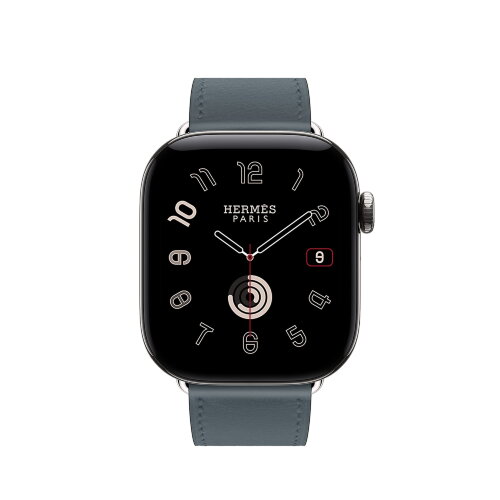 Ремешок Hermes для Apple Watch 42mm Single Tour — темно-синий (Bleu Tempête)