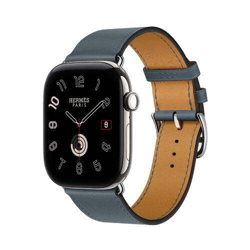 Ремешок Hermes для Apple Watch 42mm Single Tour — темно-синий (Bleu Tempête)