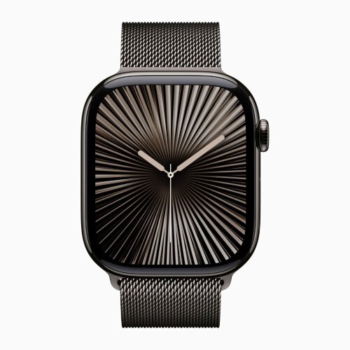 Apple Watch Series 10 46mm, Slate Titanium, Slate Milanese Loop