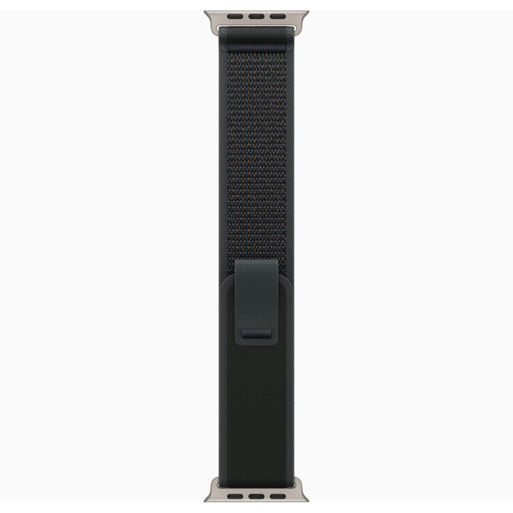 Ремешок для Apple Watch Ultra 49mm Trail Loop Titanium (S/M) - Black (Черный)