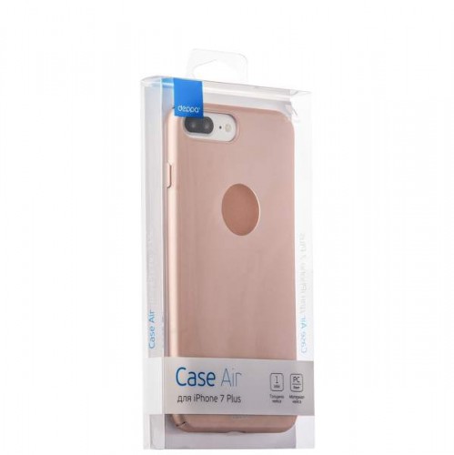 Пластиковая чехол-накладка Deppa Air для iPhone 8 Plus и 7 Plus - Розовый