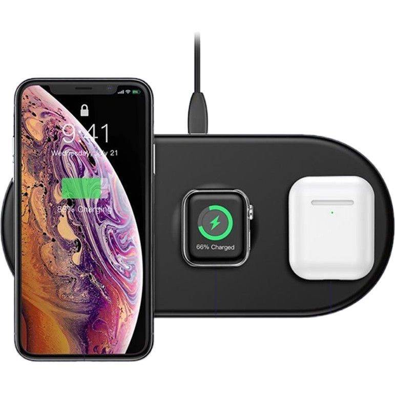 baseus 3 1 apple watch iphone airpods