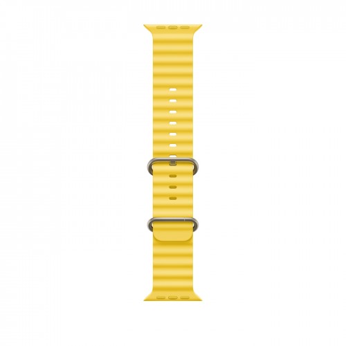 Apple Watch Ultra 49 мм титановые часы, ремешок для водных видов спорта, желтый