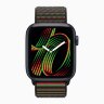 Apple Watch SE 3 40mm, Midnight Aluminum Case with Sport Loop - Black Unity - Unity Rhythm