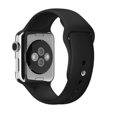 Ремешок спортивный для Apple Watch 38mm черный