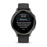 Умные часы Garmin Venu 4 41mm, Slate, Black Silicone Band