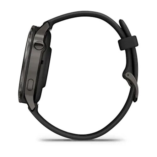 Умные часы Garmin Venu 4 41mm, Slate, Black Silicone Band