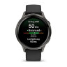 Умные часы Garmin Venu 4 41mm, Slate, Black Silicone Band