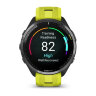 Умные часы Garmin Forerunner 965 47mm Carbon Gray DLC Titanium Bezel Black Case Amp Yellow/Black Silicone Band