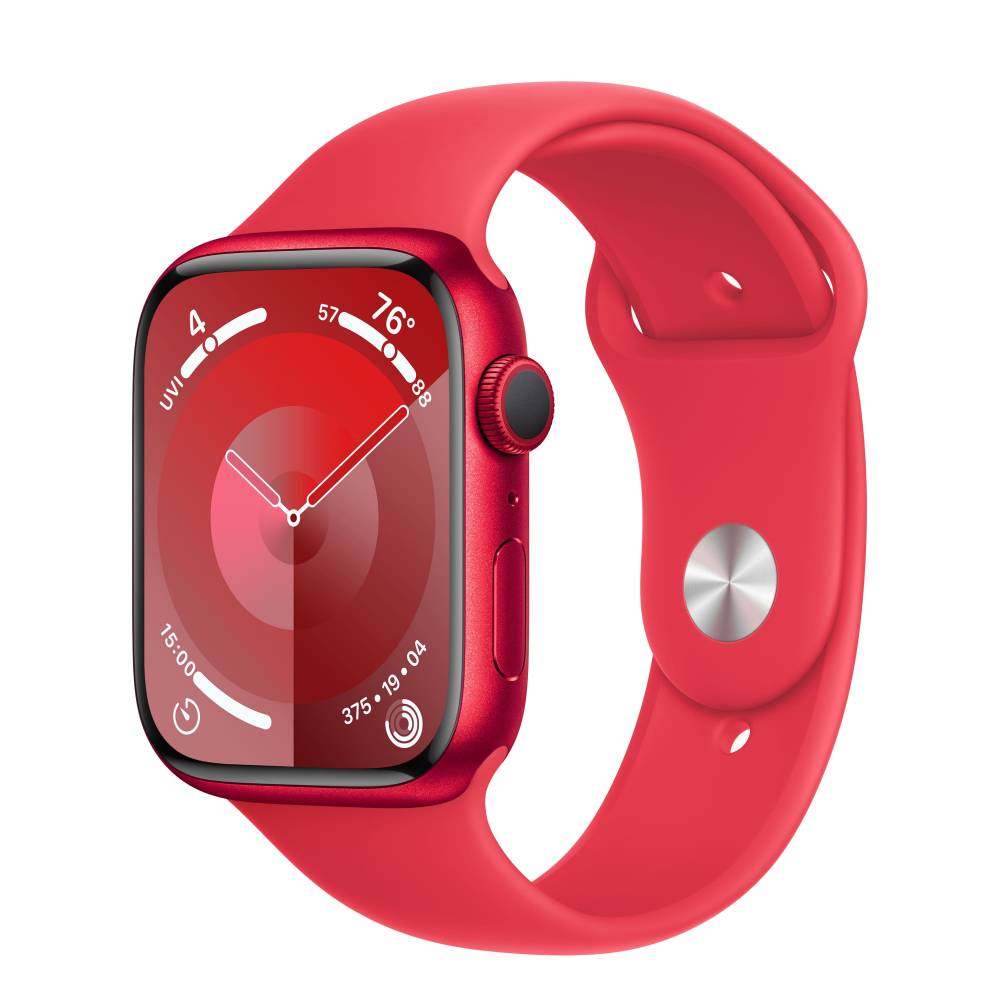 Apple Watch 9 Aluminum Red 41mm Red band band