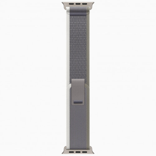 Apple Watch Ultra 3 49mm Titanium Case with Green/Gray Trail Loop (M/L)