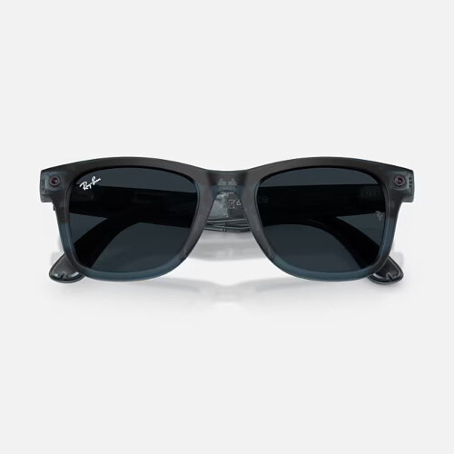 Ray-Ban Meta Gen 3 Wayfarer Transitions (океанско-синий матовый /  серый фотохром)