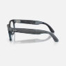 Ray-Ban Meta Gen 3 Wayfarer Transitions (океанско-синий матовый /  серый фотохром)