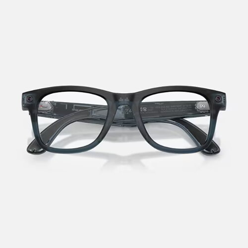 Ray-Ban Meta Gen 3 Wayfarer Transitions (океанско-синий матовый /  серый фотохром)