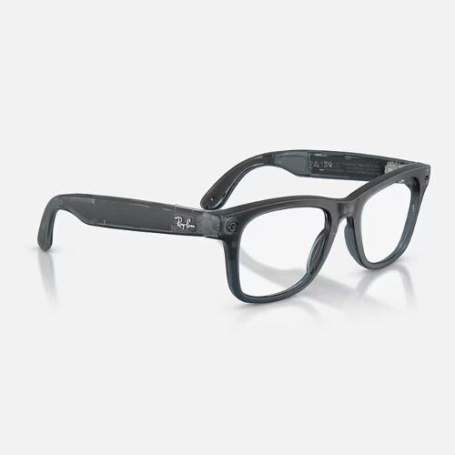 Ray-Ban Meta Gen 3 Wayfarer Transitions (океанско-синий матовый /  серый фотохром)