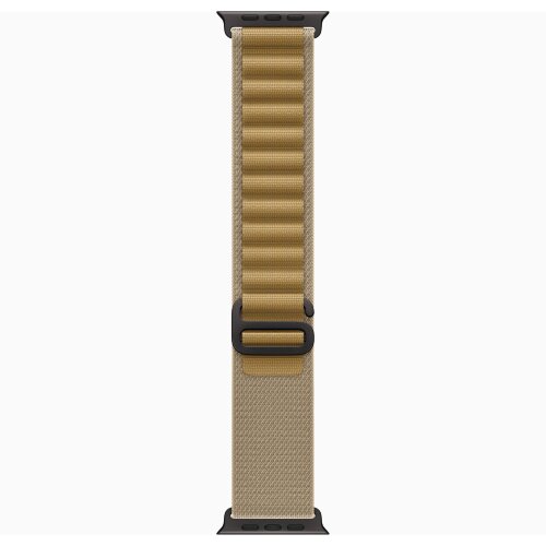 Apple Watch Ultra 2 49mm Black Titanium Case with Tan Alpine Loop (Large)