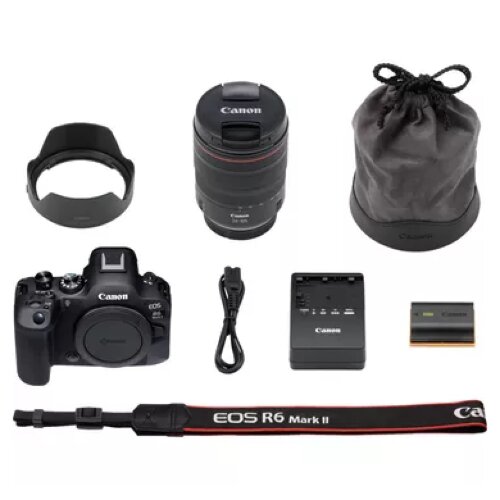 Canon EOS R6 Mark II Mirrorless Camera + RF 24-105mm F4L IS USM Lens