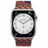 Apple Watch Series 7 Hermes 45 мм с нейлоновым ремешком синий сапфир / оранжевый