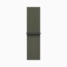 Apple Watch Series 11 46mm, Silver Aluminum Case with Sport Loop - Forest