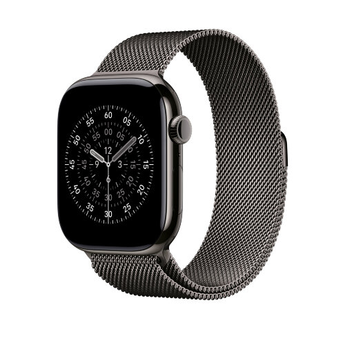 Apple Milanese Loop 46mm для Apple Watch (S/M) - Slate (Черный)