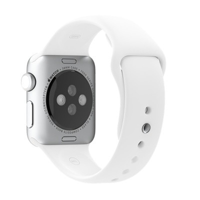 Ремешок спортивный для Apple Watch 38mm белый