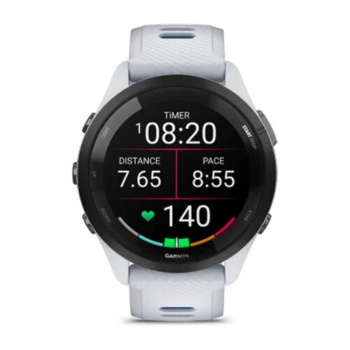 Умные часы Garmin Forerunner 265 46mm Black Bezel Whitestone Case Whitestone/Tidal Blue Silicone Band