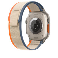 Ремешок для Apple Watch Ultra 49mm Trail Loop (S/M) - Оранжево-бежевый (Orange/Beige)
