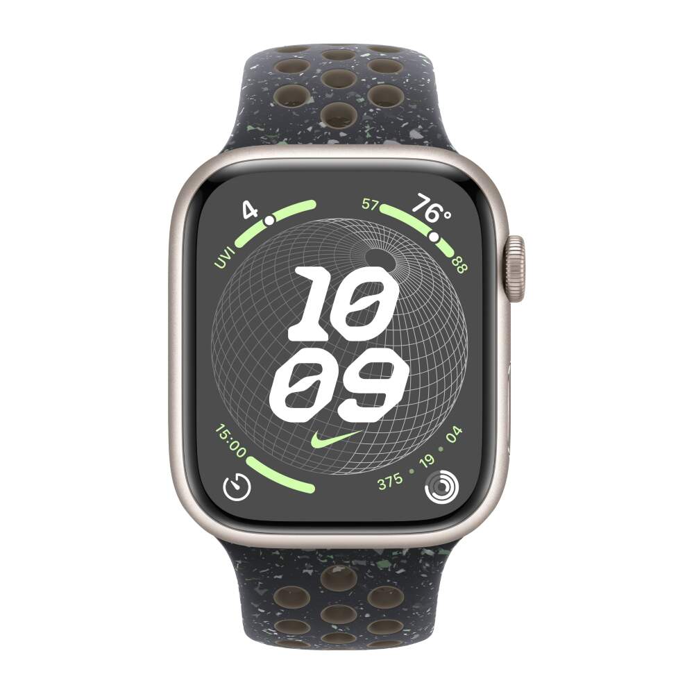 Apple Watch 9 Aluminum Starlight 41mm Midnight Sky Nike Sport Band