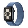 Apple Watch SE (2023) 44mm, Midnight Aluminum Case with Sport Loop - Winter Blue (Голубой)