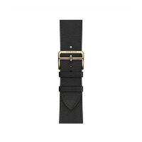 Ремешок Hermes для Apple Watch 42mm Single Tour — черный (Noir)