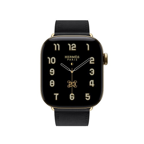 Ремешок Hermes для Apple Watch 42mm Single Tour — черный (Noir)