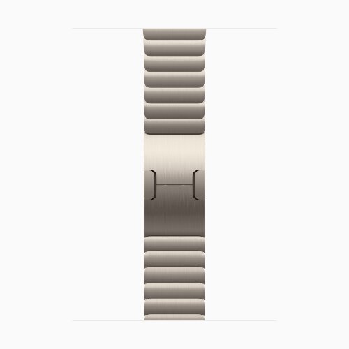 Apple Watch Series 10 42mm Gold Titanium Case with Natural Link Bracelet