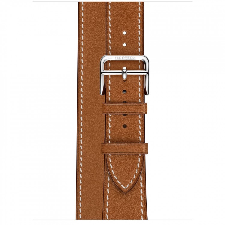 Ремешок Hermes Double Tour из кожи Barenia цвета Fauve (40 мм)