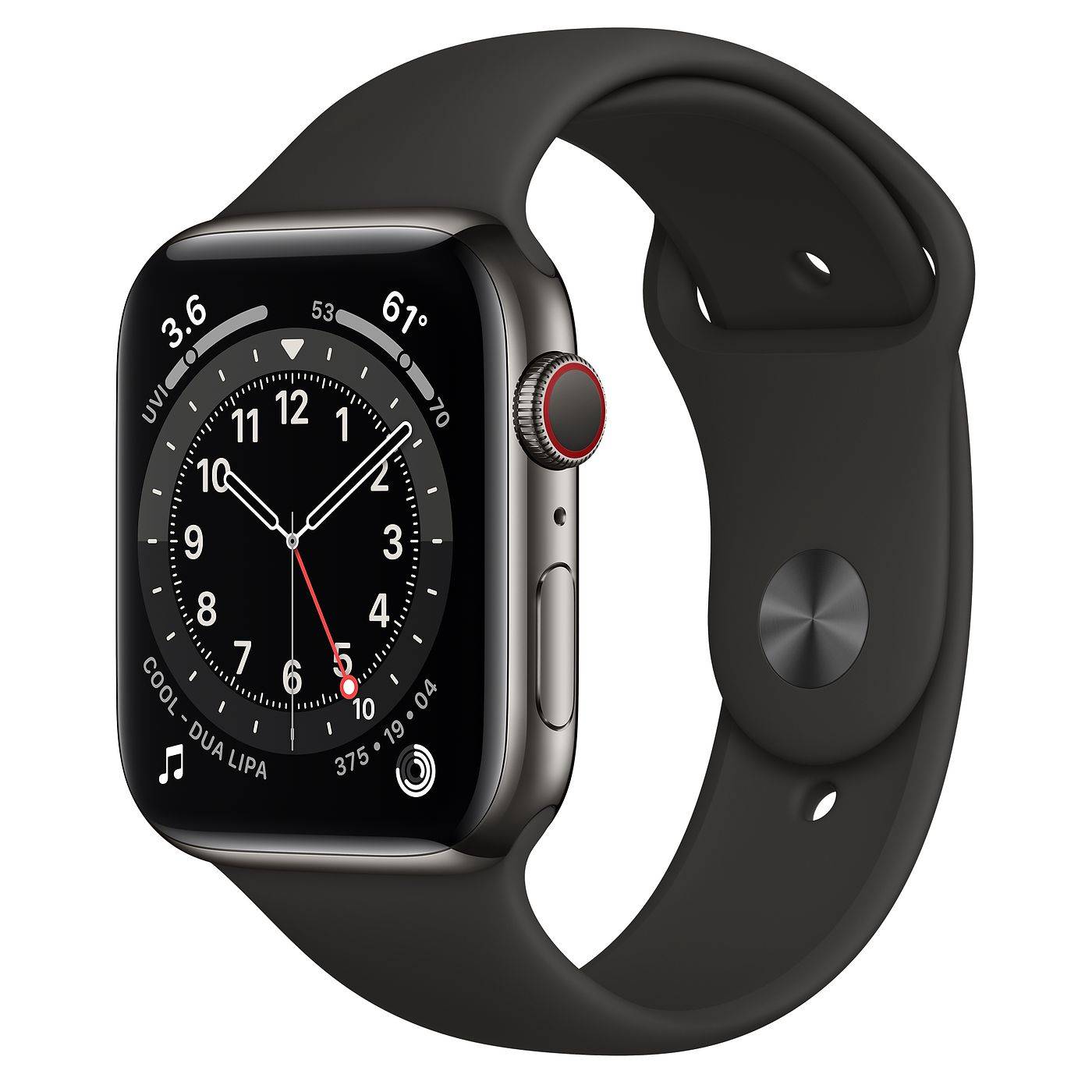 Apple Watch 6 44mm Stainless Steel Graphite