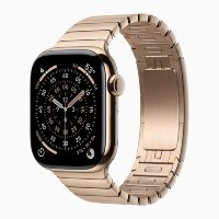 Apple Watch Series 11 42mm Gold Titanium Case with Gold Link Bracelet
