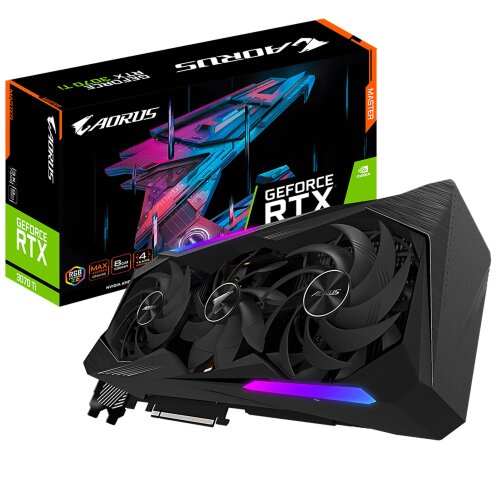 Видеокарта NVIDIA AORUS RTX 3070 Ti MASTER 8G