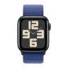 Apple Watch SE (2023) 44mm, Midnight Aluminum Case with Sport Loop - Ocean Blue (Синий)