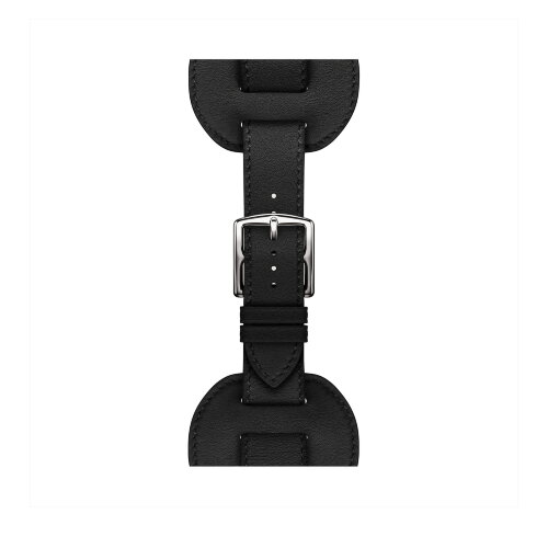 Ремешок Hermes для Apple Watch 42mm En Selle — черный (Noir)