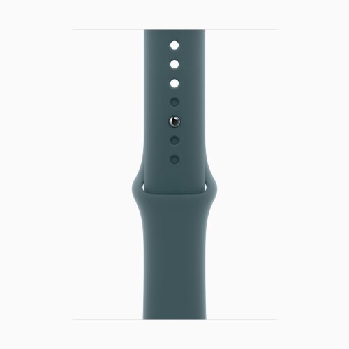 Apple Watch Series 10 46mm, Rose Gold Aluminum Case with Sport Band - Lake Green