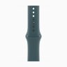 Apple Watch Series 10 46mm, Rose Gold Aluminum Case with Sport Band - Lake Green