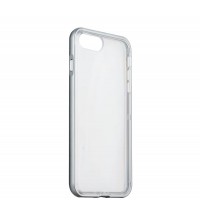 Прозрачный силиконовый бампер для iPhone 8 Plus и 7 Plus - «Серый космос»
