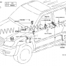 Датчик системы регулировки величины дорожного просвета для Toyota 4Runner