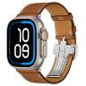 Apple Watch Ultra 2 Hermes 49mm Titanium Case with  Simple Tour Deployment Fauve