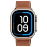 Apple Watch Ultra 2 Hermes 49mm Titanium Case with  Simple Tour Deployment Fauve