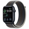 Apple Watch SE (2022) 44mm, Midnight Aluminum Case with Sport Loop - Midnight