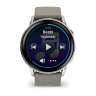 Умные часы Garmin Venu 4 45mm, Silver, Silver Gray Silicone Band