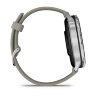 Умные часы Garmin Venu 4 45mm, Silver, Silver Gray Silicone Band