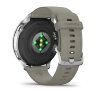 Умные часы Garmin Venu 4 45mm, Silver, Silver Gray Silicone Band
