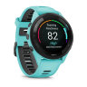 Умные часы Garmin Forerunner 265 46mm Black Bezel Aqua Case Aqua/Black Silicone Band