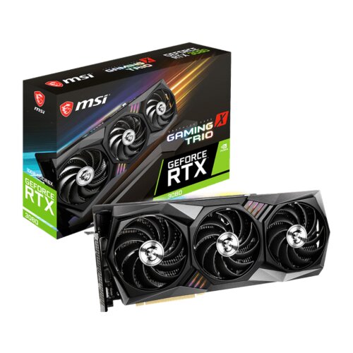 Игровая видеокарта NVIDIA MSI GeForce RTX 3080 GAMING X TRIO 10G